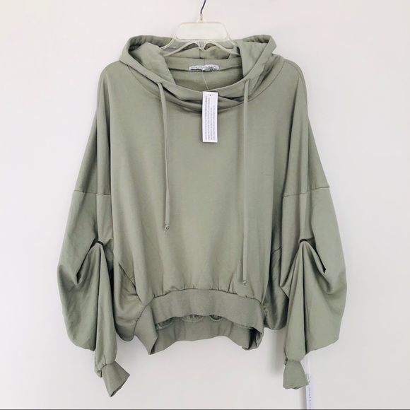 Young Fabulous & Broke Sweaters - NWT! Young Broke & Fabulous Sage Hoodie Sz M/L